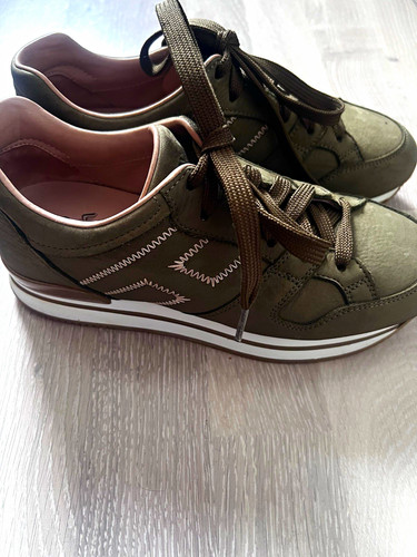 Hogan damen sneaker olivgrün - sneaker,