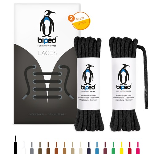 Biped laces paar runde - 2,