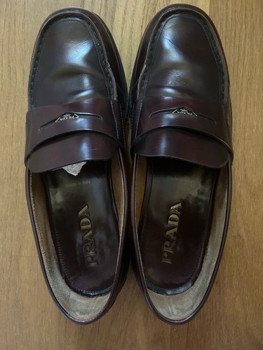 Prada herren halbschuhe leder - halbschuhe,