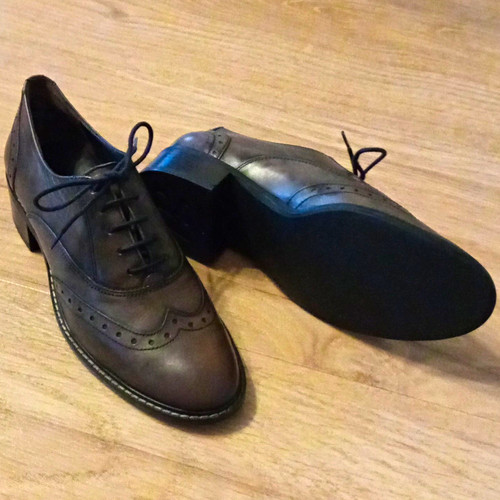 Paul green leder brogues braun - green,