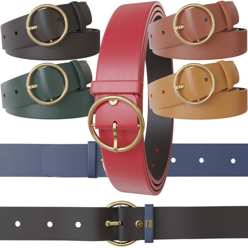 Damen leder gürtel - leder,
