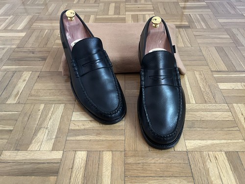 Paraboot black penny loafers - paraboot,